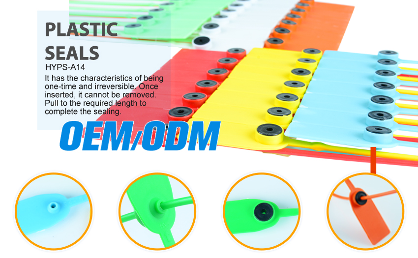 Cable Tie Pull Tight Tear off Plastic Seals HYPS-A14