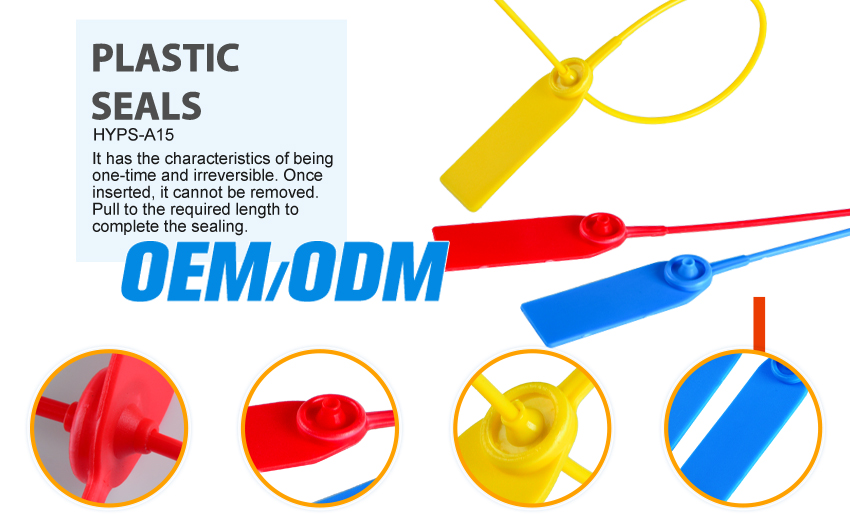 Sinicline Custom China Plastic Security Seals HYPS-A15