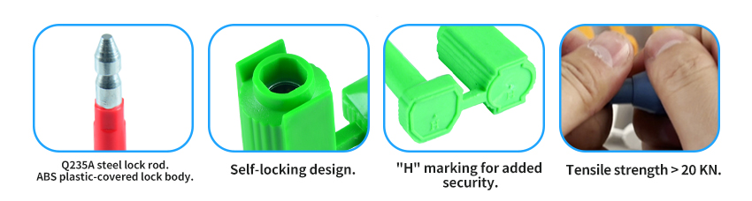 High Security Customs Seal Container Bolt Seal HYBS-004