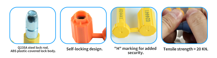 Container Bolt Seals Safe Security Bolt Seal HYBS-005