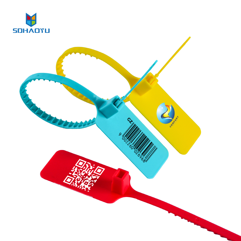 Free Sample Customized Printing Self-locking Security Plastic Seal HYPS-C02