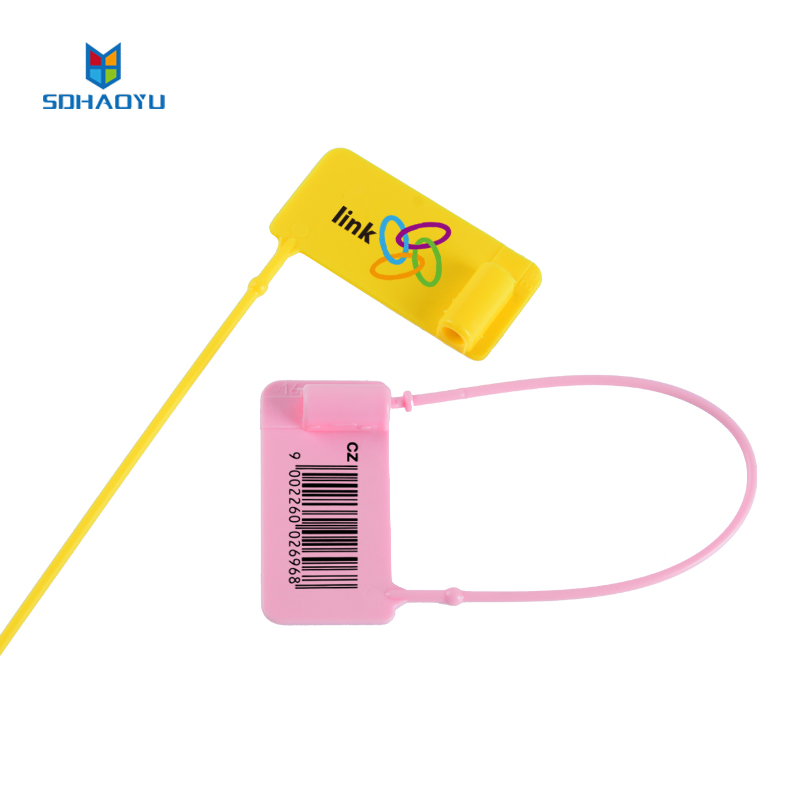 Single Use Plastic Padlock Seal with Serial Numbers HYPD-007