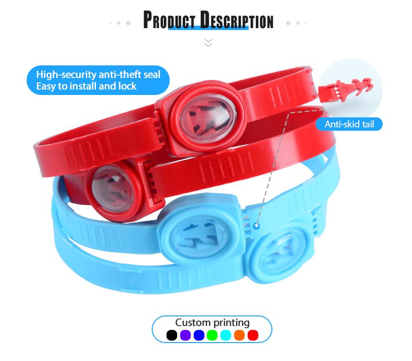 New Style Indicative PP Material Padlock Seal Lock HYPD-010