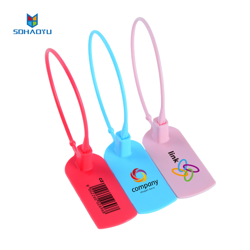 Disposable Tamper Proof Plastic Padlock Shrinkable One Time Plastic Padlock HYPD-012