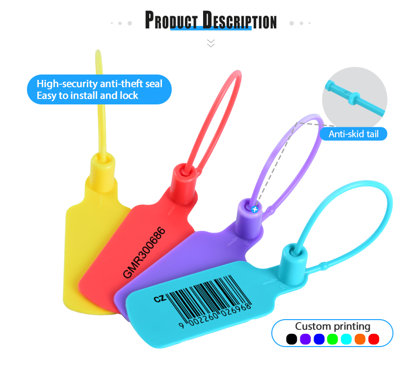 Indicative Disposable Plastic Padlock Security Seal HYPD-013
