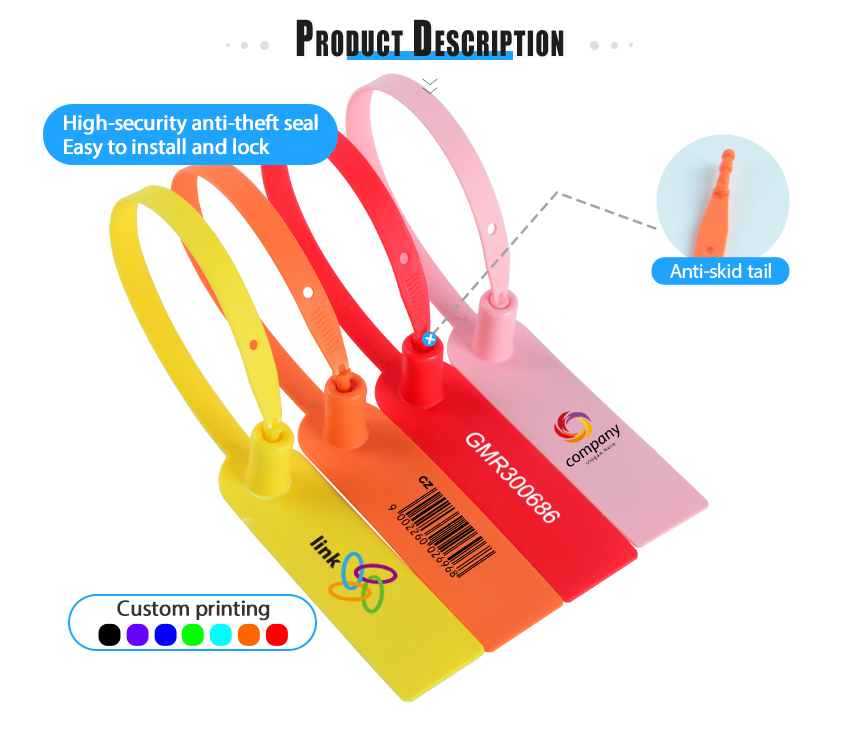 High Safety Container Lock Plastic Security Padlock Seal HYPD-016