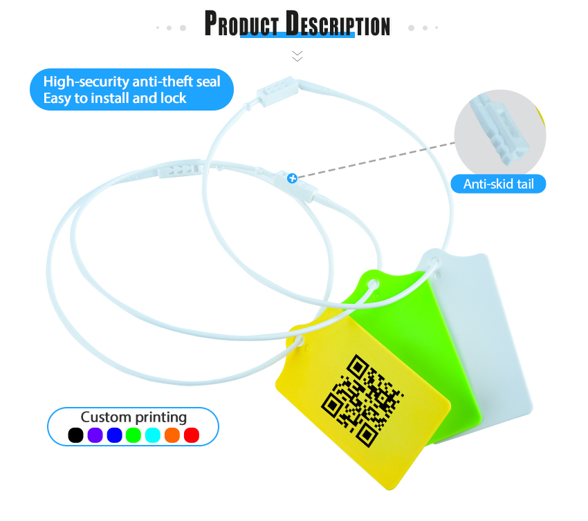 Indicative Disposable Plastic Padlock Security Seal HYPD-017