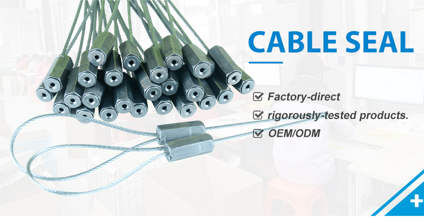  Pull Tight Hexagonal Cable Seals Aluminum Cable Seal HYCS-A02