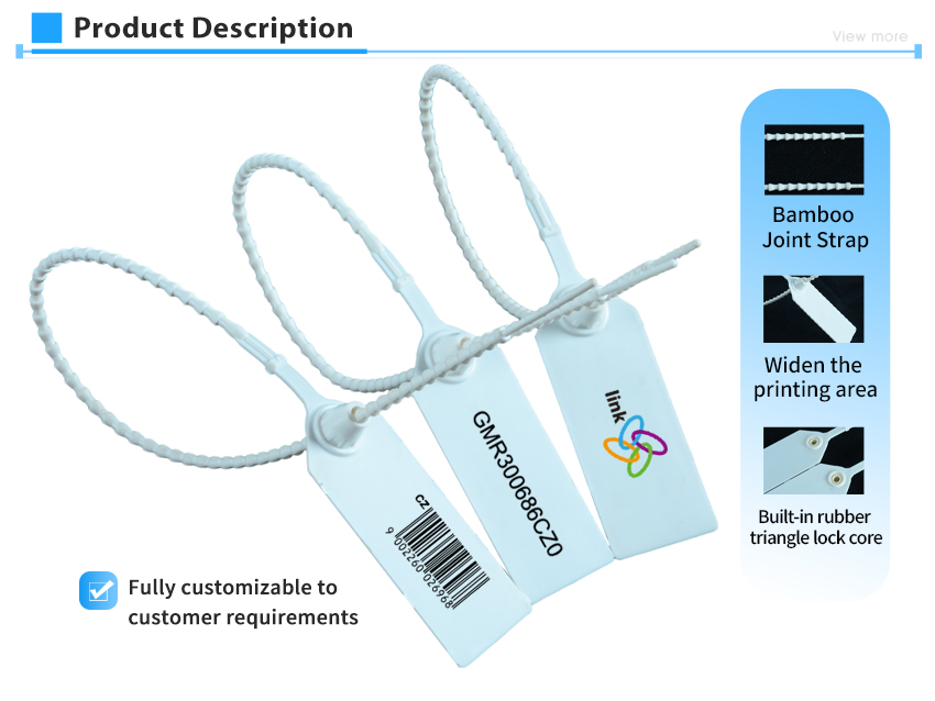 High quality double insurance plastic container seal HYPS-B04