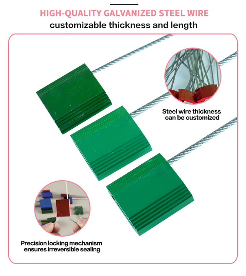 Disposable aluminum cable seal HYCS-D03