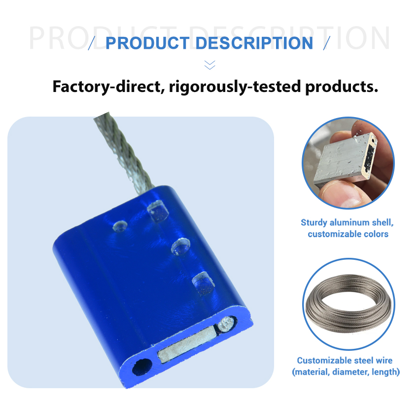 Tanker truck security cable lock seal HYCS-D09